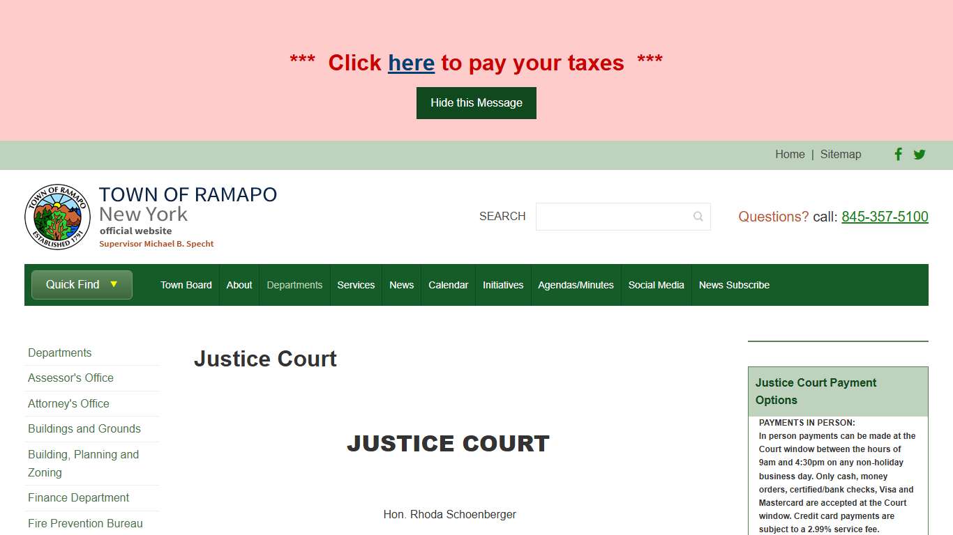 Town of Ramapo, New York - Justice Court